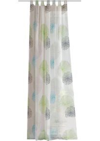 Home Wohnideen Gordijn RAWLINS Sjaal in voile met print (1 stuk) kant & klaar gordijnen maat 1 groen