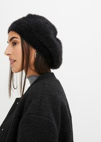 bonprix Mujer, Boina, negro, 0