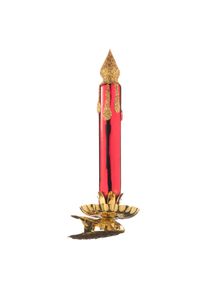 Christmas bauble: Candle (red)