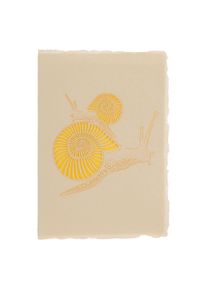 DIY wooden card: Snails