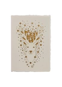 Handmade card: Stag in a Christmas frenzy