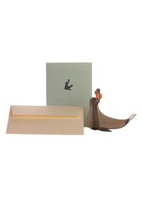 DIY wooden card: Sea lion