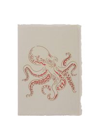 Handmade card: Squid