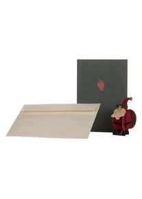 DIY wooden card: Santa Claus
