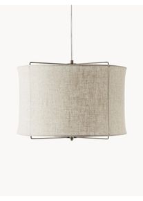 Lampa wisząca z lnu Clouds Beżowy Len Ø 50 x W 29 cm | Westwing Collection