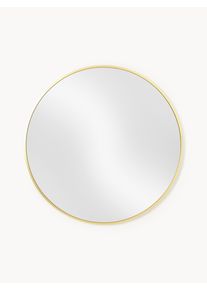 Rund Väggspegel Ida Guld Glas, Trä, Metall Ø 100 cm | Westwing Collection