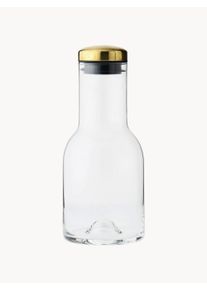Audo Copenhagen Botella soplada de agua, 0,5 L Transparente Vidrio Ø 8 x Al 18 cm