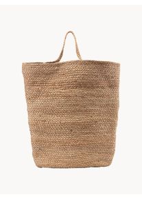 house doctor Large Hemp Storage Basket Mira, H 48 cm Beige Natural fibre B 40 x H 48 cm