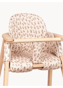 nobodinoz Organic Cotton High Chair Seat Cushion Growing Green Beige, Rose Cotton, Organic cotton B 25 x L 28 cm
