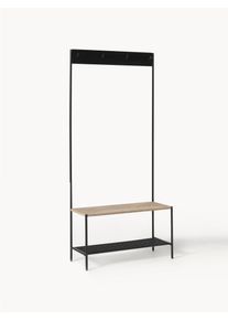 Bengaleiro em metal June Preto Metal L 85 x Alt 185 cm | Westwing Collection