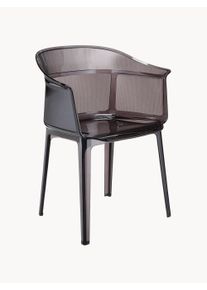 Kartell Záhradné kreslá Papyrus, 2 ks Hnedá Umelá hmota Š 60 x H 49 cm