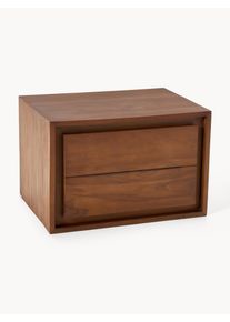 Kave Home Skrinka pod umývadlo z tíkového dreva Kenta Hnedá Drevo, Masívne drevo Š 60 x V 40 cm