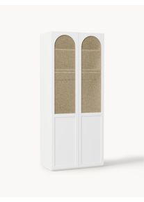 Modul&aacute;rna &scaron;atn&iacute;kov&aacute; skriňa s kr&iacute;dlov&yacute;mi dverami Jeanne, &Scaron; 100 cm Biela Drevo Basic, &Scaron; 100 x V 236 cm | Westwing Collection
