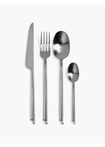 Serax Serax x Kelly Wearstler, Leštená súprava príborov, 24 ks Strieborná Nehrdzavejúca oceľ 6 osôb (24 dielov)