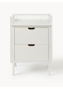 Sebra Prebaľovac&iacute; pult so z&aacute;suvkami Sebra Biela Drevo &Scaron; 75 x V 102 cm