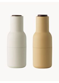 Audo Copenhagen Molinillo de botella Barley, 2 uds. Amarillo Cerámica Ø 8 x Al 21 cm