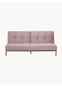 AC Design Zamatov&aacute; rozkladacia pohovka Perugia (3-miestna) Svetloružov&aacute; Zamat &Scaron; 198 x H 95 cm