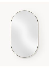 Oval Wall Mirror Lucia Gold Metal B 40 x H 70 cm | Westwing Collection