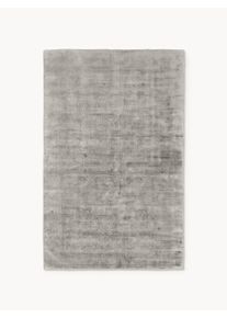 Ręcznie tkany dywan z wiskozy Jane Szary Wiskoza S 200 x D 300 cm (rozmiar L) | Westwing Collection