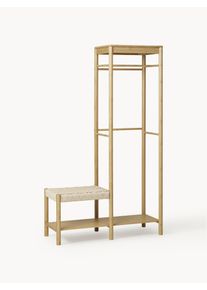 House Nordic Bengaleiro em madeira de bambu Ember Castanho Madeira, Bambu, Madeira maciça L 95 x Alt 165 cm