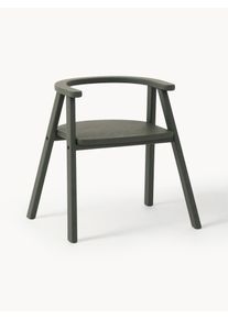nobodinoz Silla infantil de madera de haya Growing Green Verde Madera, Madera maciza An 45 x F 39 cm