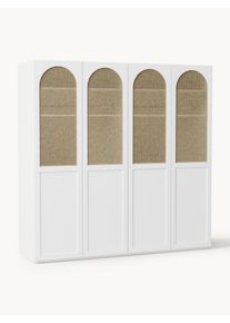 Modulárna šatníková skriňa s krídlovými dverami Jeanne, Š 200 cm, rôzne možnosti Biela Drevo Premium Interior, Š 200 x V 200 cm | Westwing Collection