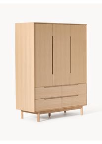 Šatníková skriňa Cassy Hnedá Drevo, Masívne drevo Š 148 x V 195 cm | Westwing Collection