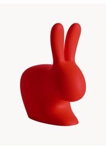Qeeboo Silla infantil Rabbit Rojo Plástico An 46 x F 27 cm