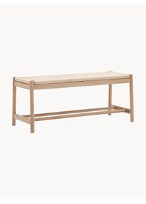 Gallery Direct Handgjord Eton-bänk i Ek. Brun Trä, Massivt Trä B 110 x D 44 cm