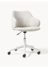 LaForma La Forma Polstrad skrivbordsstol Einara, höj och sänkbar. Grå Tyg B 64 x D 64 cm