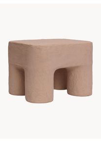 Ferm Living Kids Taburete infantil artesanal Podo Rosa claro Algodón An 34 x Al 25 cm