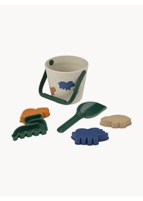 Liewood Sand Toys Gilma, Set of 6 Colorful Plastic Set med olika storlekar.