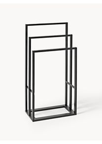 Suporte para toalhas de bambu Kit Preto Madeira, Bambu L 42 x Alt 82 cm | Westwing Collection