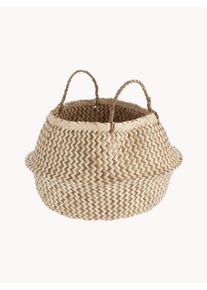 Bloomingville Handgjord förvaringskorg Meja Beige Naturfiber Ø 35 - 42 x H 34 cm