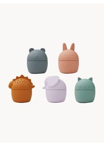 Liewood Bath Toys Gaby, Set of 5 Colorful Plastic Ø 6 x H 8 cm