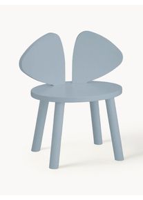 NOFRED Silla infantil de madera Mouse Azul Madera An 43 x F 28 cm