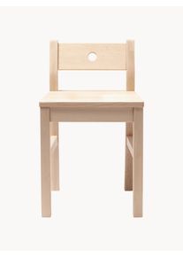 Kid's Concept Silla infantil de madera de haya Saga Beige Madera, Madera maciza An 27 x F 32 cm