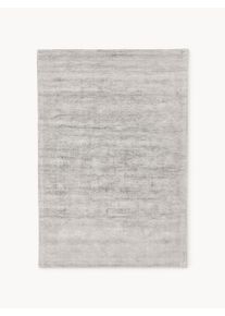 Ręcznie tkany dywan z wiskozy Jane Szary Wiskoza S 160 x D 230 cm (Rozmiar M) | Westwing Collection