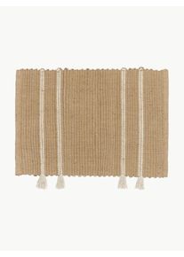 Broste Copenhagen Wycieraczka z juty Ezra Beżowy Juta S 50 x D 70 cm