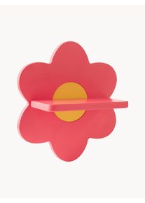 Kid's Concept Regał Flower Pink Czerwony Drewno S 27 x W 12 cm