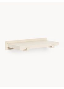 Półka ścienna Ally, S 40 cm Beżowy Drewno, Metal S 40 x W 7 cm | Westwing Collection