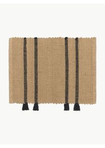 Broste Copenhagen Wycieraczka z juty Ezra Beżowy Juta S 50 x D 70 cm