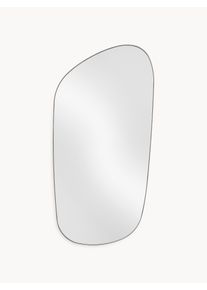 Väggspegel i Böjd Form Oiva Svart Trä B 75 x H 150 cm | Westwing Collection