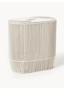 Cesta de ropa doble de cuerda Gabe Beige Fibra sintética An 58 x Al 60 cm | Westwing Collection