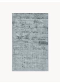 Ręcznie tkany dywan z wiskozy Jane Niebieski Wiskoza S 120 x D 180 cm (Rozmiar S) | Westwing Collection