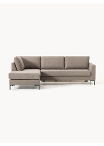 Rozkladacia pohovka s matracom Luna (3-miestna) Hned&aacute; L&aacute;tka &Scaron; 270 x H 184 cm, ľav&eacute; rohov&eacute; prevedenie | Westwing Collection