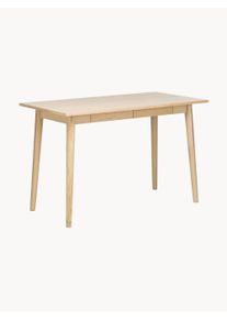 AC Design Narrow Wooden Desk Marte Brown Wood, Solid wood B 120 x D 60 cm