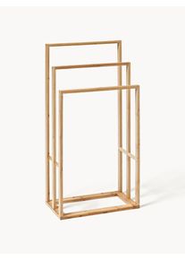 Suporte para toalhas de bambu Kit Castanho Madeira, Bambu L 42 x Alt 82 cm | Westwing Collection