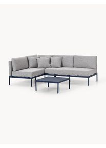 Garden Lounge Set Linden, Set of 2 Blue, Grey Metal Set med olika storlekar. | Westwing Collection