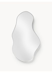 ferm LIVING Väggspegel i Organisk Form Pond Silver Metall B 64 x H 110 cm